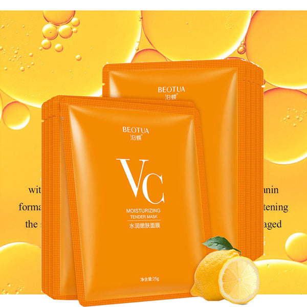 Vitamin C skin care face mask v c sheet mask facemask facial masks mascara facial korean Whitening women beauty and health