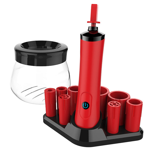10 Seconds Convenient Electric Makeup Brush Dryer Cleaner Silicone Make up Brushes Washing Cleanser Cleaning Tool Machine