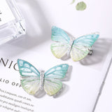 2Pcs/Pack Girls Beautiful Colorful Simulation Butterfly Hair Clips Sweet Hair Ornament Headband Hairpins Kids Hair Accessories