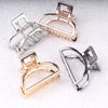 1Pcs Hair Accessories for Women Metal Modern Stylish Hair Claw Hair Clips Bun Pony Tail Holder Washing  Beauty Salon Hair Pin