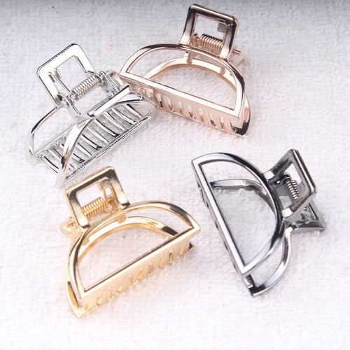 1Pcs Hair Accessories for Women Metal Modern Stylish Hair Claw Hair Clips Bun Pony Tail Holder Washing  Beauty Salon Hair Pin