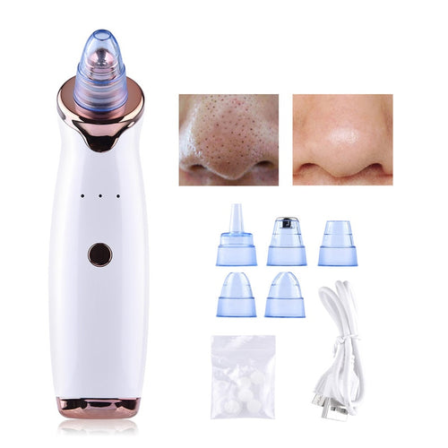 Blackhead Remover Face Deep Cleaner Pore Acne Pimple Removal Vacuum Suction Facial Diamond Beauty Clean Skin Care SPA Tool