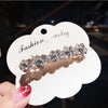 New Women Elegant Pearls Crystal Shining Barrettes Hair Clips Headwear Hair Holder Hairpins Beautiful Headbands Hair Accessories