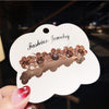 New Women Elegant Pearls Crystal Shining Barrettes Hair Clips Headwear Hair Holder Hairpins Beautiful Headbands Hair Accessories