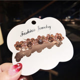 New Women Elegant Pearls Crystal Shining Barrettes Hair Clips Headwear Hair Holder Hairpins Beautiful Headbands Hair Accessories