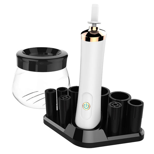 10 Seconds Convenient Electric Makeup Brush Dryer Cleaner Silicone Make up Brushes Washing Cleanser Cleaning Tool Machine