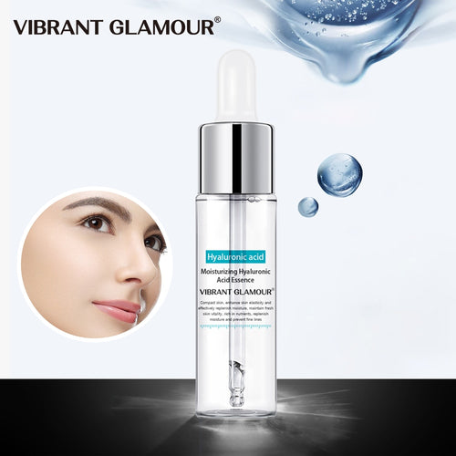 VIBRANT GLAMOUR Hyaluronic Acid Shrink Pore Face Serum Moisturizing Whitening Essence Face Cream Anti-Aging Dry Skin Care New