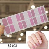 NEW STICKERS 22 Tips Beauty Nails DIY Adhesive Decal Nail Stickers Sliders Decoration Nails Art Accessories for Women Salon