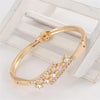 Delicate High Grade Created Crystal Decoration Bracelet Beautiful Women Accessory With Shinning Synthetic Rhinestone