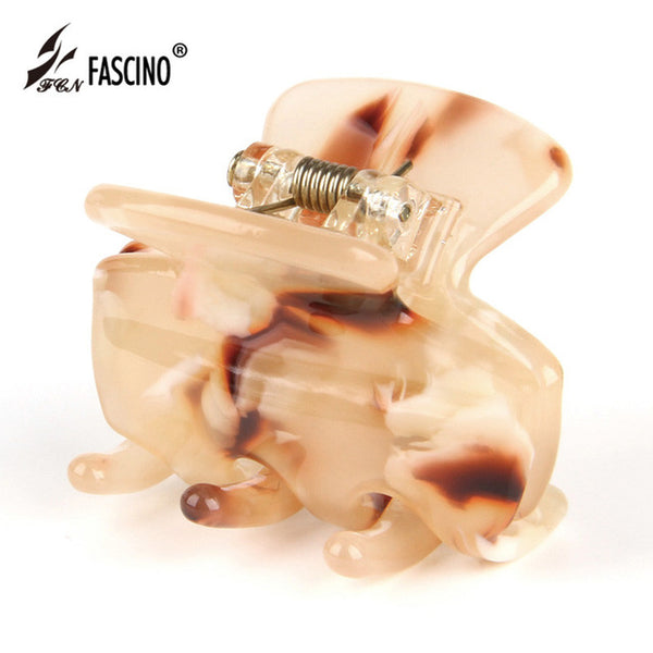 Small Size Hair Crab Beauty Hair Claw Clip Barrette Tiara For Women Girls Acetate  Headwear Hair Accessories Hairclip (AG820051)