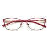 Metal Women Cat Eye Optical Glasses Frame Clear Beautiful Fashion Transparent Grade Armacao De Eyeglasses For Women#TWM7554C1