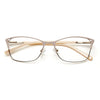 Metal Women Cat Eye Optical Glasses Frame Clear Beautiful Fashion Transparent Grade Armacao De Eyeglasses For Women#TWM7554C1