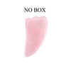 Rose Quartz Roller Slimming Face Massager Lifting Tool Natural Jade Facial Massage Roller Stone Skin Massage Beauty Care Set Box