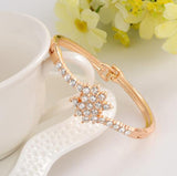 Delicate High Grade Created Crystal Decoration Bracelet Beautiful Women Accessory With Shinning Synthetic Rhinestone