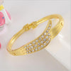 Delicate High Grade Created Crystal Decoration Bracelet Beautiful Women Accessory With Shinning Synthetic Rhinestone