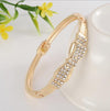 Delicate High Grade Created Crystal Decoration Bracelet Beautiful Women Accessory With Shinning Synthetic Rhinestone