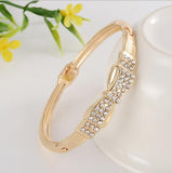 Delicate High Grade Created Crystal Decoration Bracelet Beautiful Women Accessory With Shinning Synthetic Rhinestone