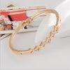 Delicate High Grade Created Crystal Decoration Bracelet Beautiful Women Accessory With Shinning Synthetic Rhinestone