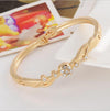 Delicate High Grade Created Crystal Decoration Bracelet Beautiful Women Accessory With Shinning Synthetic Rhinestone