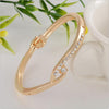 Delicate High Grade Created Crystal Decoration Bracelet Beautiful Women Accessory With Shinning Synthetic Rhinestone