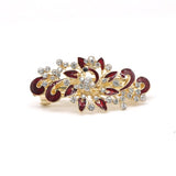 Hair Accessories Hairpins Beautiful Crystal Rhinestone Petal Hair Comb Flower Pin Hair Clip Claws Hairdressing Stylists Headwear