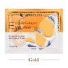 AMEIZII 2Pcs=1Pair 24K Gold Crystal Collagen Eye Mask Eye Patches For Eye Care Dark Circles Remove Anti-Aging Wrinkle Skin Care