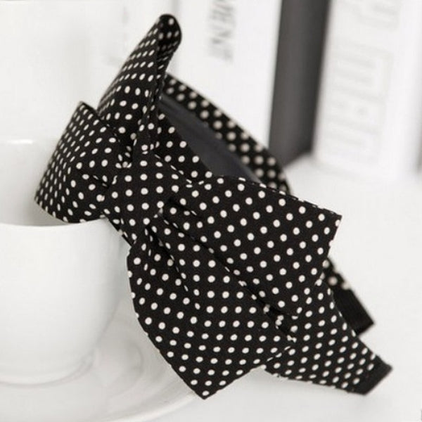 Hot Antiskid Wave stripe Girls Headband For Women Wide Big Bow Beautiful 2018 New Arrival Hair Accessories