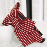 Hot Antiskid Wave stripe Girls Headband For Women Wide Big Bow Beautiful 2018 New Arrival Hair Accessories