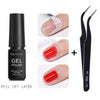 LILYCUTE 5ml White Peel Off Liquid Tape Odor-free Nail Edge Skin Care Cold-resistant Nail Art Gel Varnish Manicure Tool